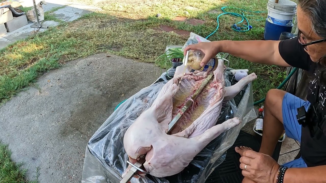 ROASTED WHOLE PIG!! (LECHON)