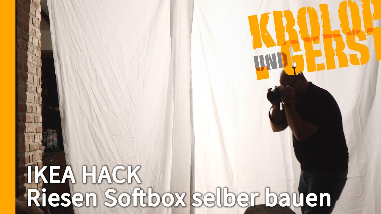 Riesen Softbox selber bauen - Ikea Hack 📷 Krolop&Gerst