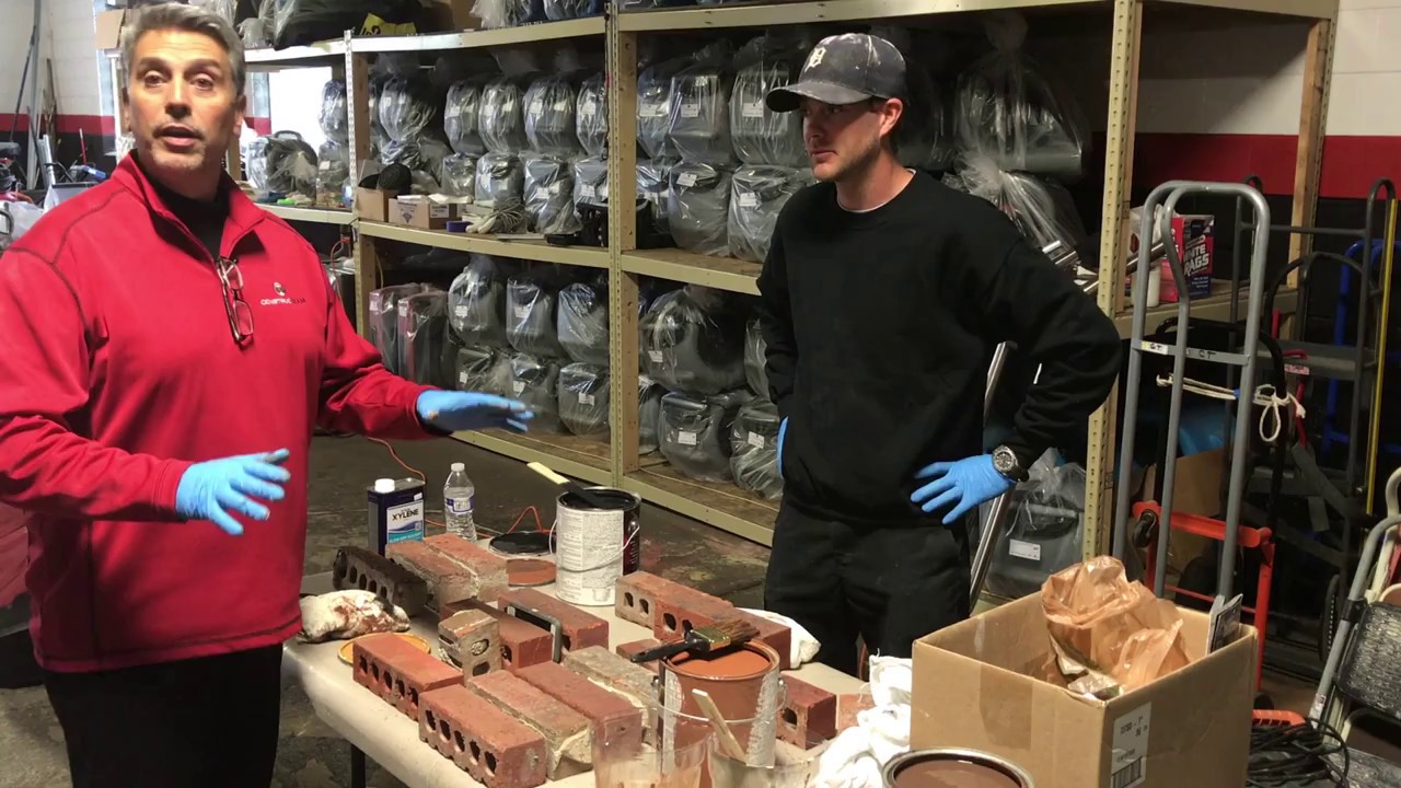 Staining Brick To Match Color - Joseph Cipriano @ Constructeam