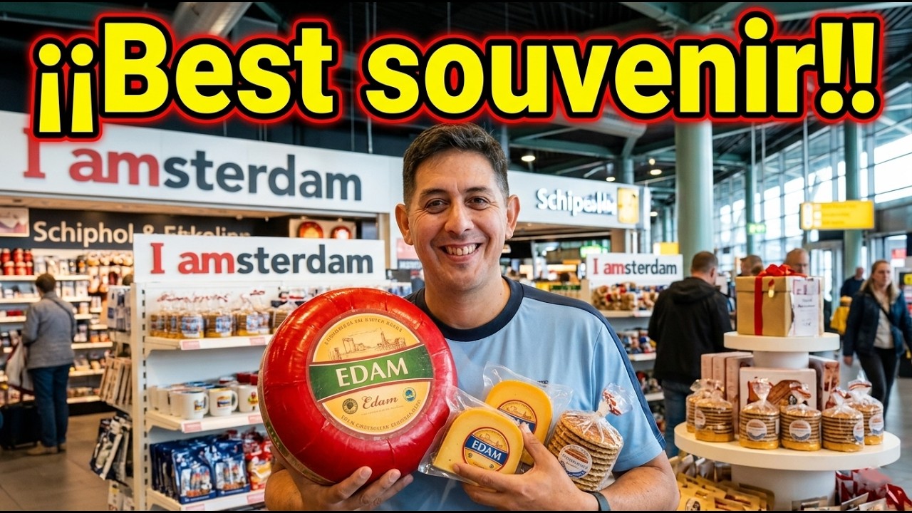 SCHIPOL Walking Free Shop: los mejores souvenirs del aeropuerto 🧀