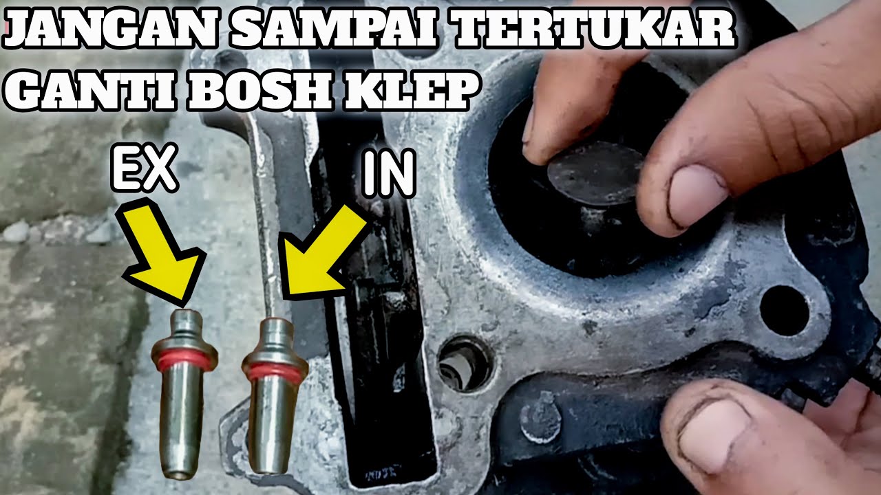 Cara mengganti Bosh klep Mio//Nouvo