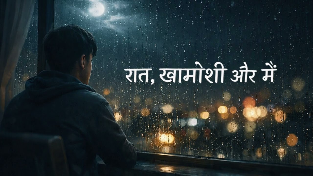 रात, खामोशी और मैं | Hindi Lo-Fi Sad Song | Late Night Vibes