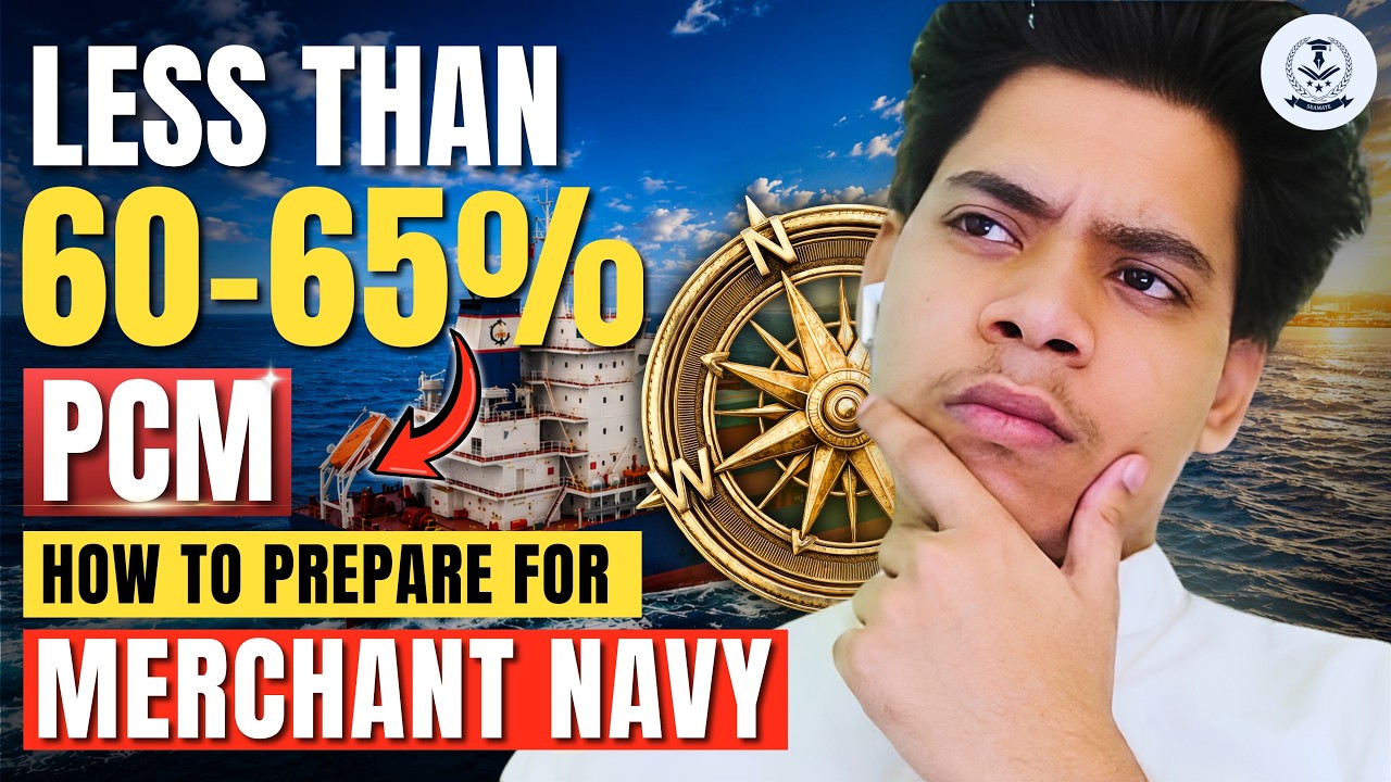 🚨Do you have PCM around 60%-65% or even less Than 60% ? Your Merchant Navy Dream Isn't Over❌ Yet!