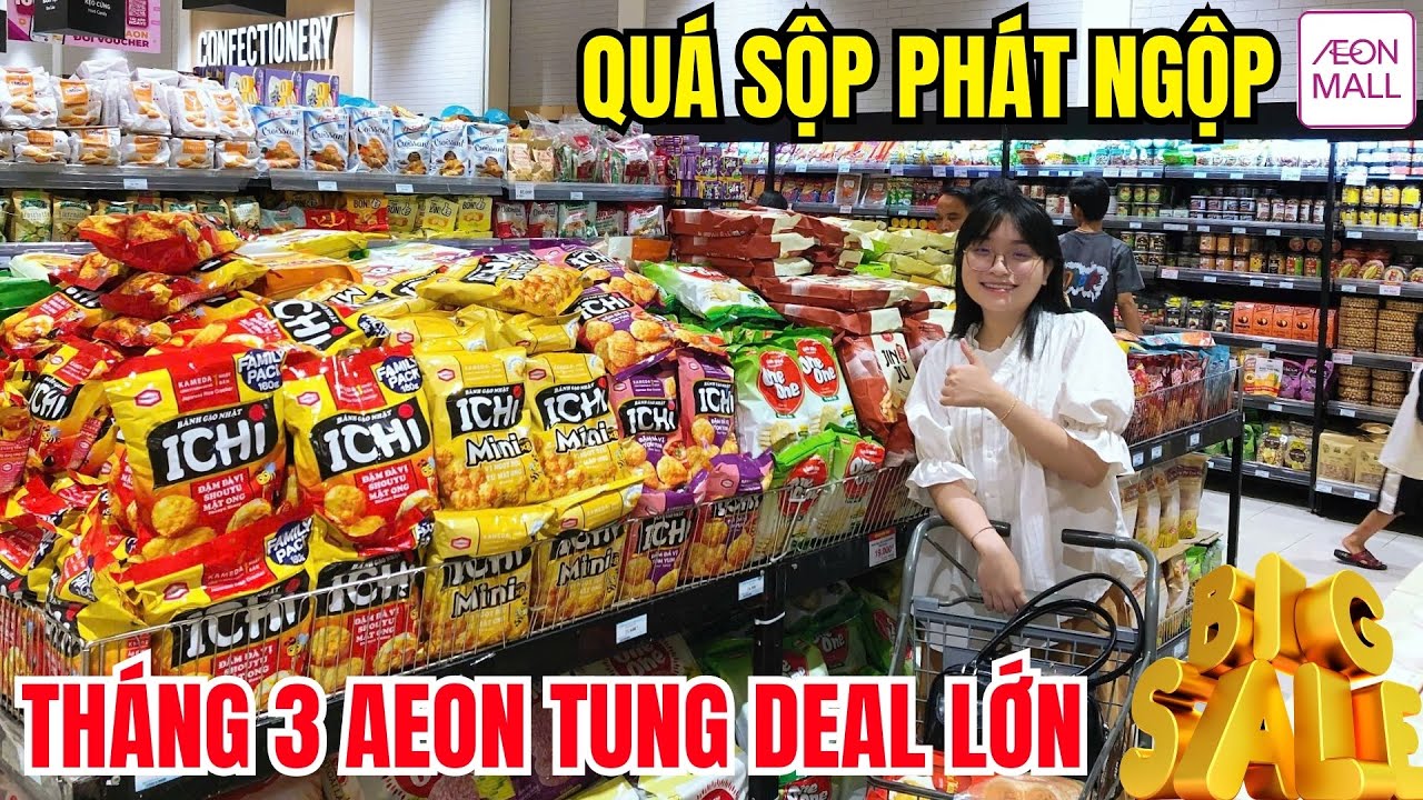Cơ Hội Bỏ Tiền Mua 1 Được 2, Sale Lớn Hết Nấc! AEON Tri Ân Khách Hàng Vào Tháng 3 Với Giá Cực Sốc
