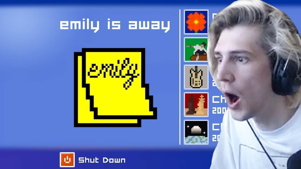 xQc Plays Emily Is Away (with chat)