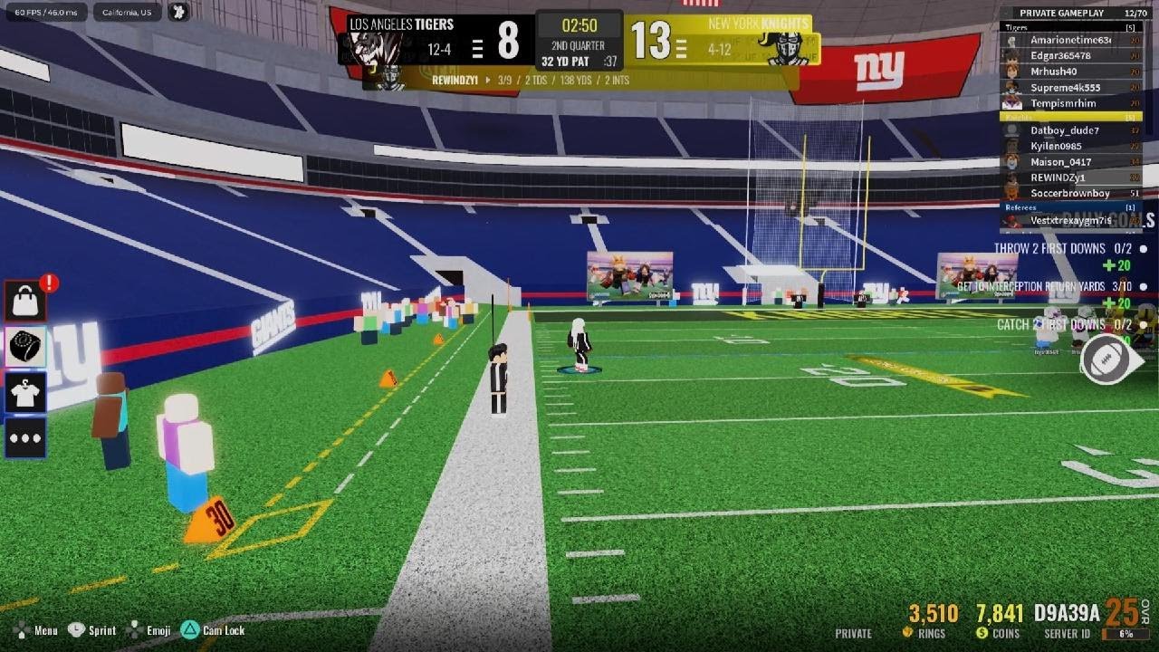 🏈Universe Football Game 15🏈
