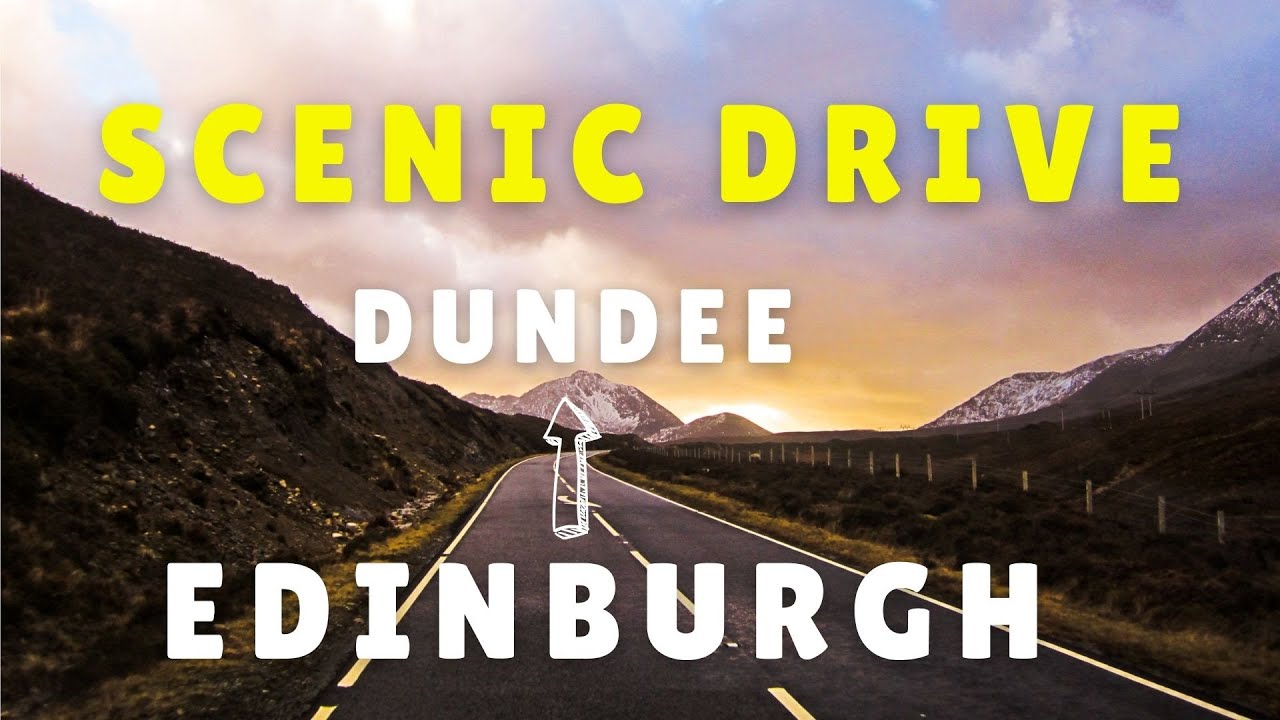 Scenic Winter Drive: Edinburgh to Dundee in 4K | December Journey through Scotland