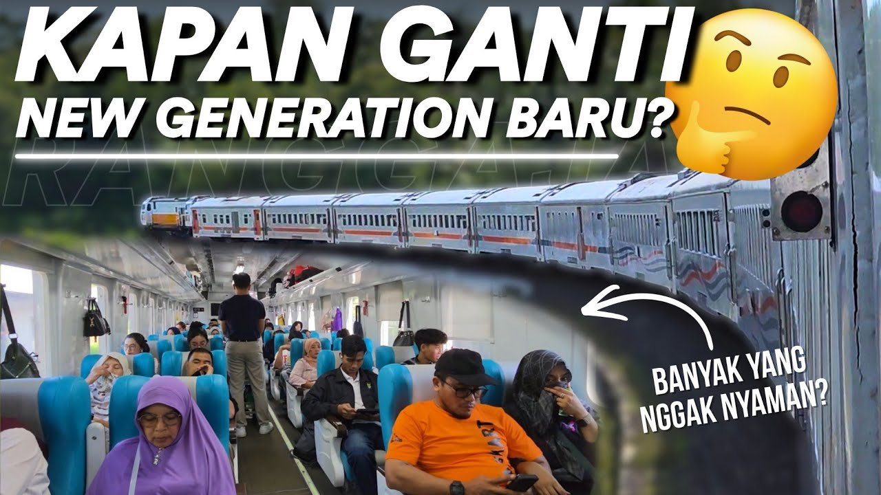 SUDAH WAKTUNYA GANTI NEW GENERATION‼️ Naik KA RANGGAJATI Eksekutif Jogja - Cirebon