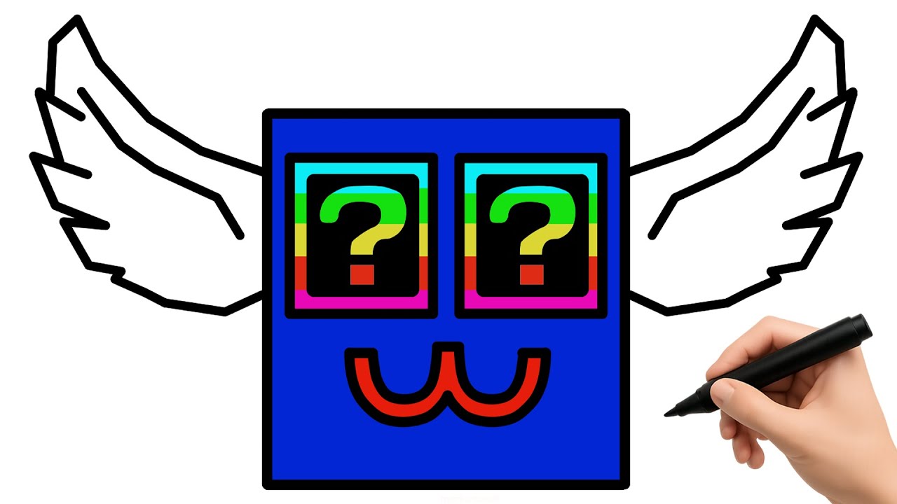 Como Dibujar a Lucky Block Brainrot God - Steal a Brainrot [ROBLOX]
