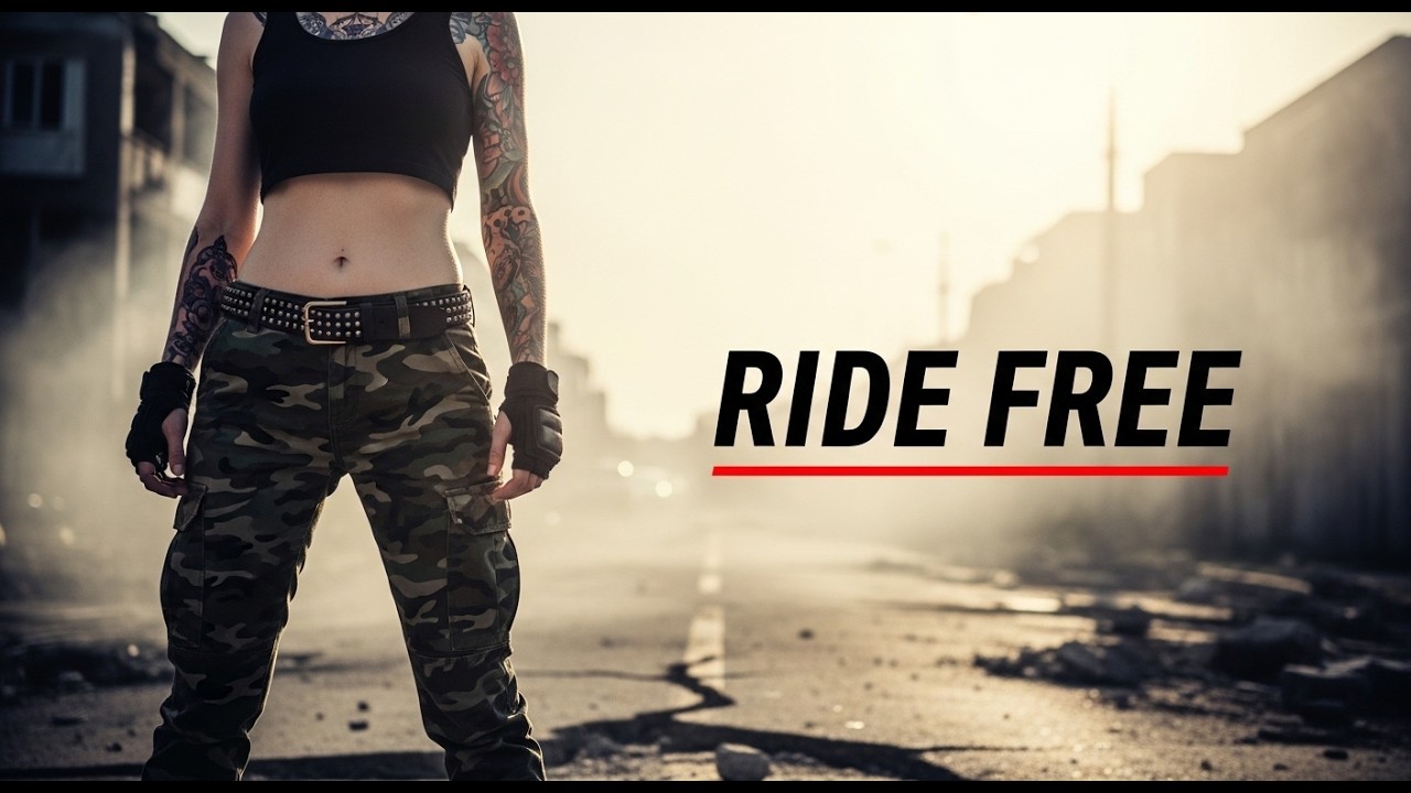 Dust in the Air. Fire in Her Eyes. 👁️ #RebelSpirit #RockOutlaw #PlayLoud
