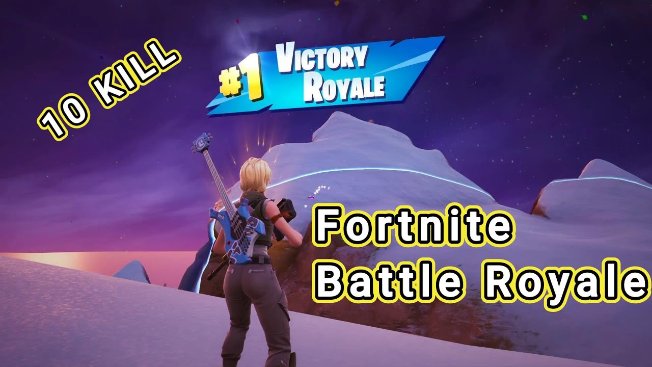 Fortnite Battle Royale Victory Royale 10 Kill