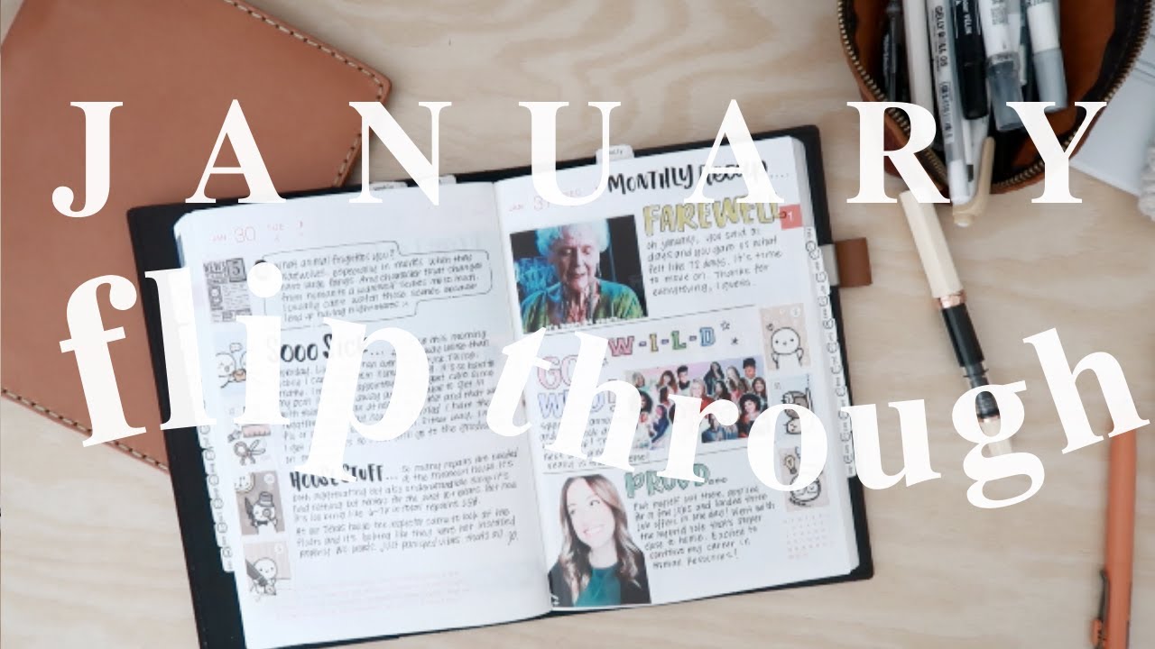 Hobonichi Cousin | January flip through