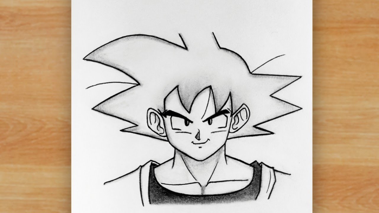 How to Draw Goku | Step-by-Step Goku Drawing Tutorial / how to draw Goku from Dragon Ball / Easy Art