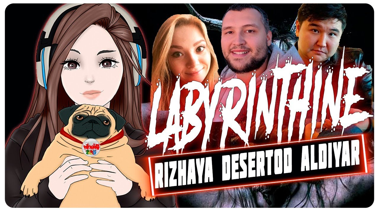 СТРИМЕРЫ ВЫБИРАЮТСЯ ИЗ ЛАБИРИНТА С МОНСТРОМ. Labyrinthine DeSeRtodTV, rizhaya, Aldiyargh,