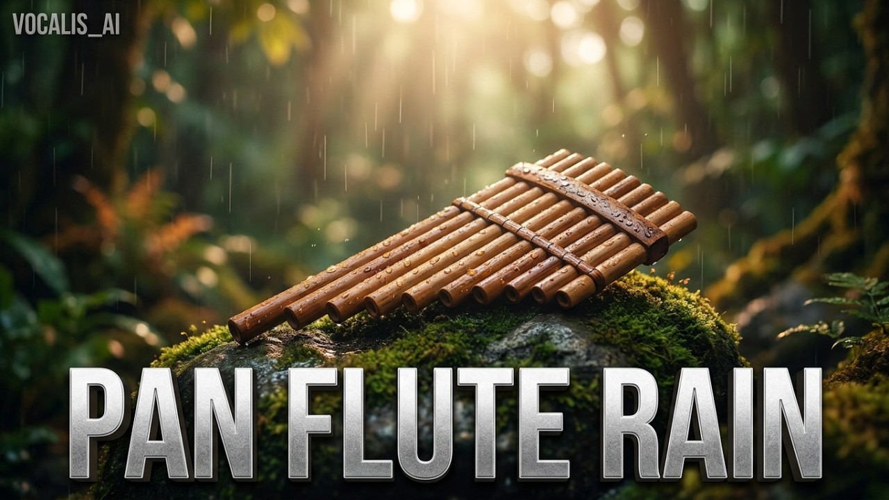 Rain Sanctuary &ndash; Pan Flute Rain Meditation | Пан Флейта и Дождь | Vocalis_AI