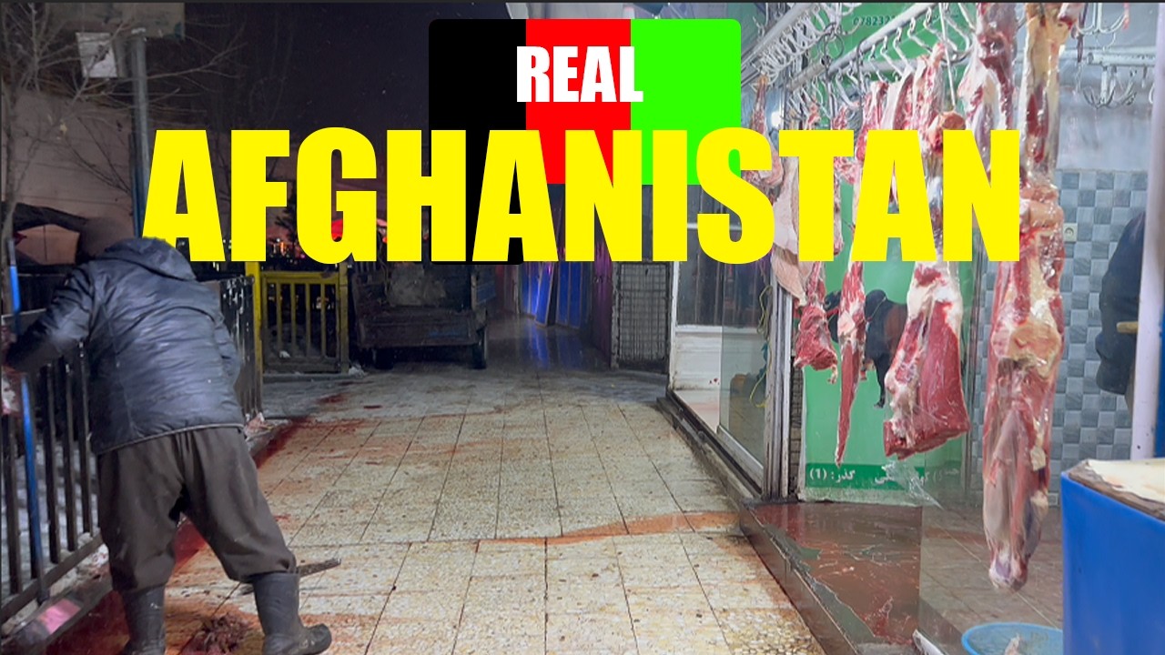 4K|Real Afghanistan Night Walk