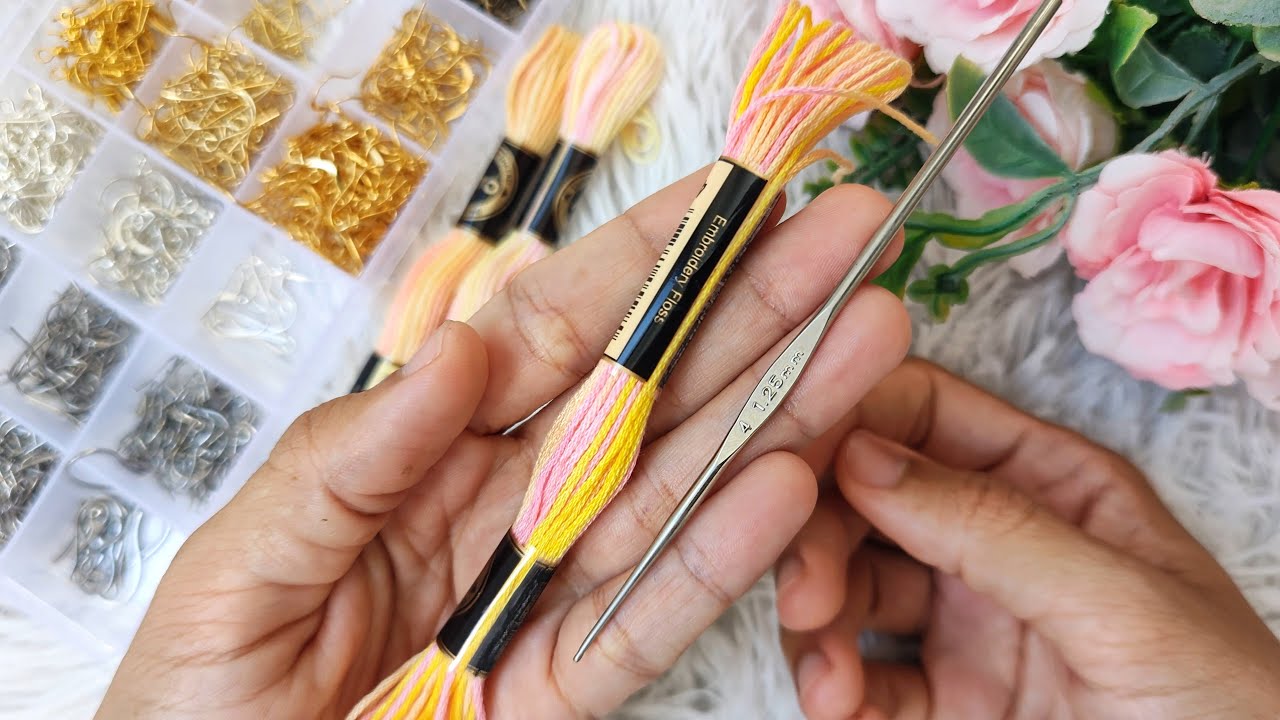 ЭТА СЕРЬГА ВЯЗАННАЯ КРЮЧКОМ НА СВАДЬБУ ПРОСТО БОЖЕСТВЕННАЯ 😍 (с субтитрами)