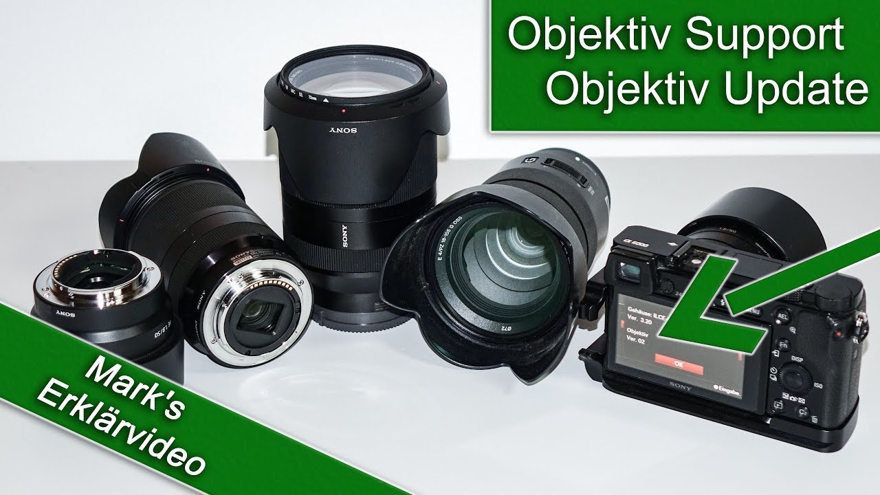 Sony Objektiv updaten - so geht's!