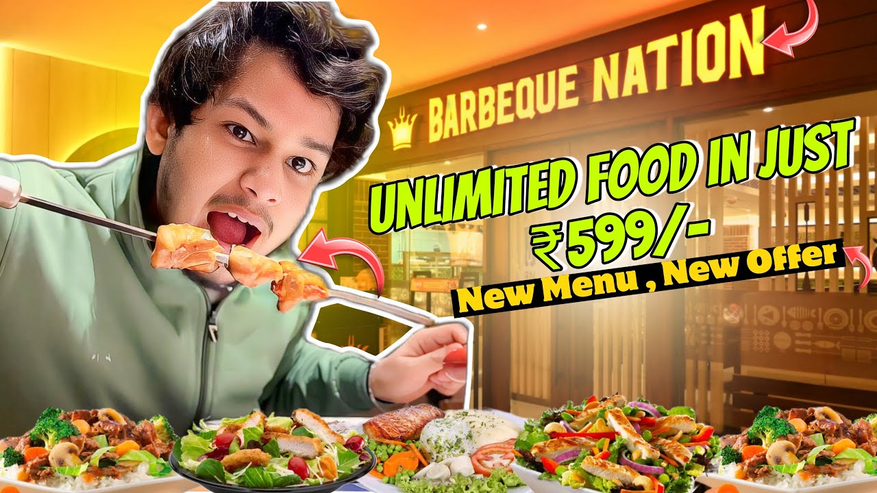 Barbeque Nation Buffet @ Rs.599/- for Mein Unlimited Barbeque?! Honest Review 🔥| Barbeque Nation |