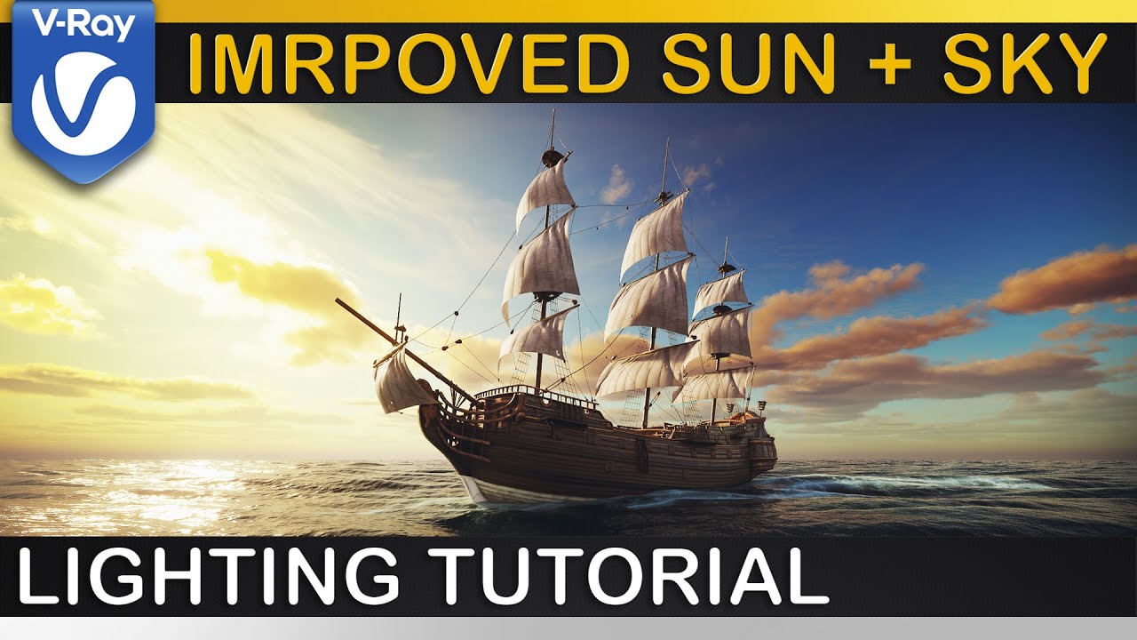 V-Ray | How to IMPROVE the SUN + SKY System