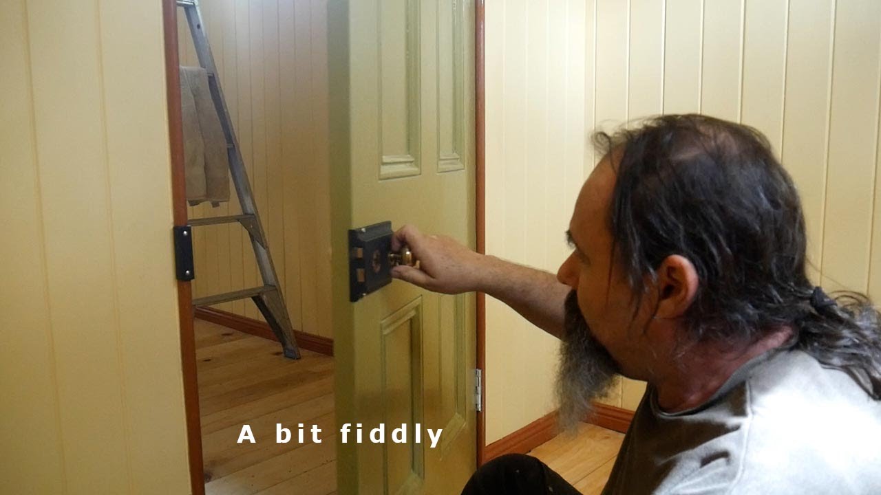Part 13 - Fitting Rim Locks to the Hardwood Doors