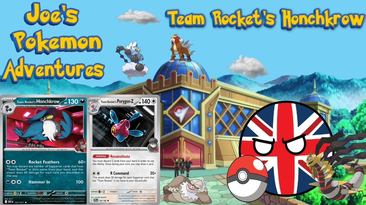 Team Rocket's Honchkrow W Team Rocket's Porygon Z. Showcasing my decklist. Pokémon Trading Card Game