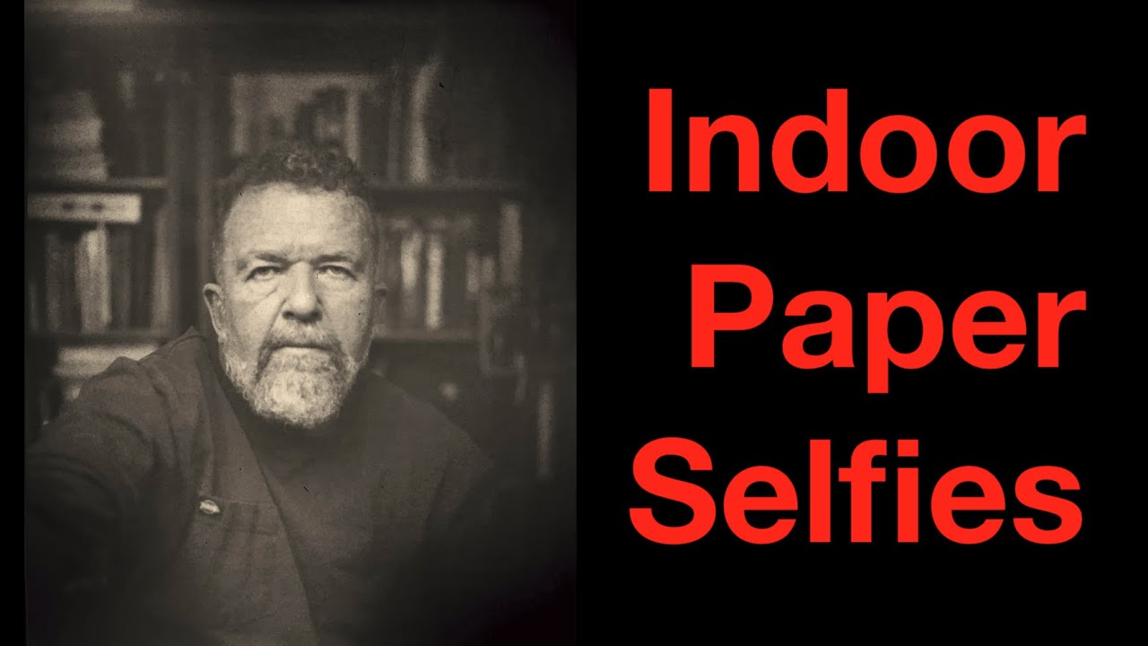 Indoor Paper Negative Selfies