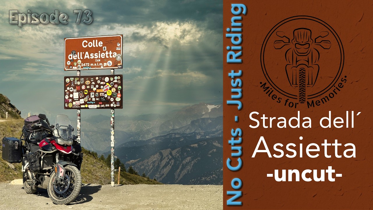 Italy uncut - Most scenic mountain road in Europe - Strada dell`Assietta - ACT TET Motorcycle Tour