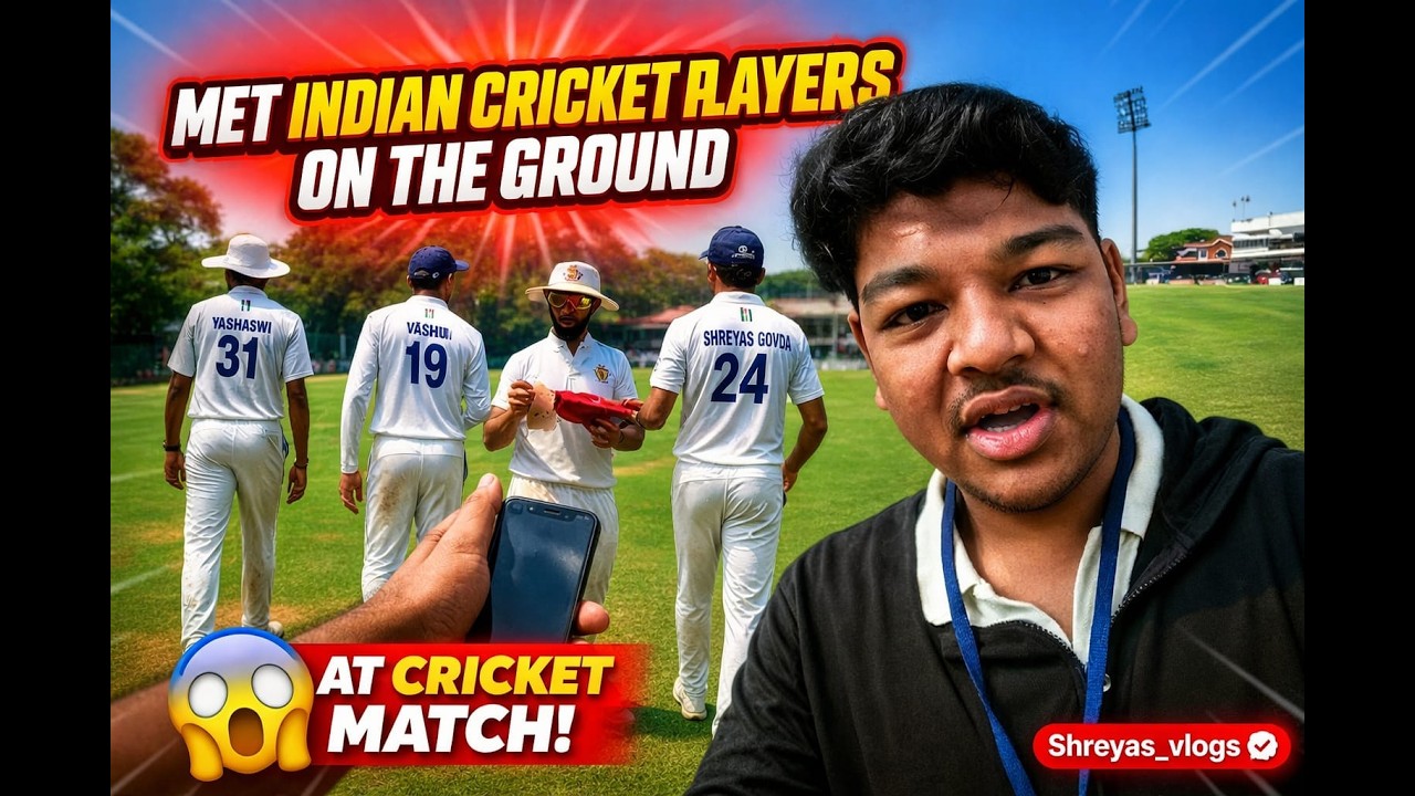 Met Indian Cricket Players 😍| vlog 17💫