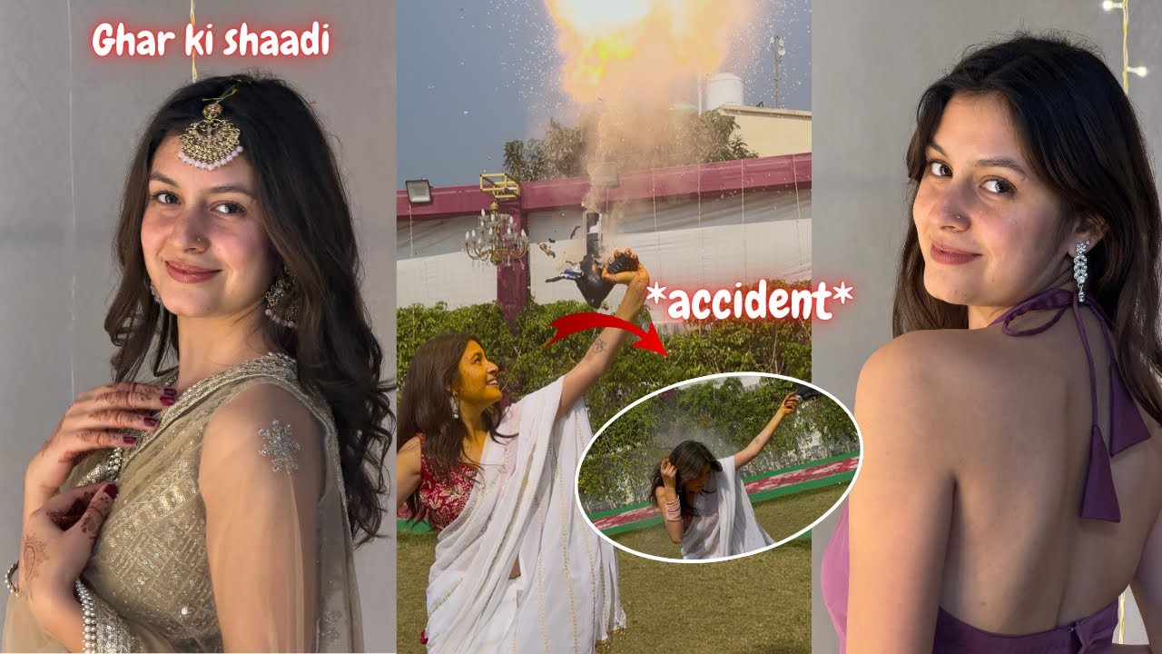 I met with an accident😰 | Ghar ki shaadi❤️ | Kanika Devrani