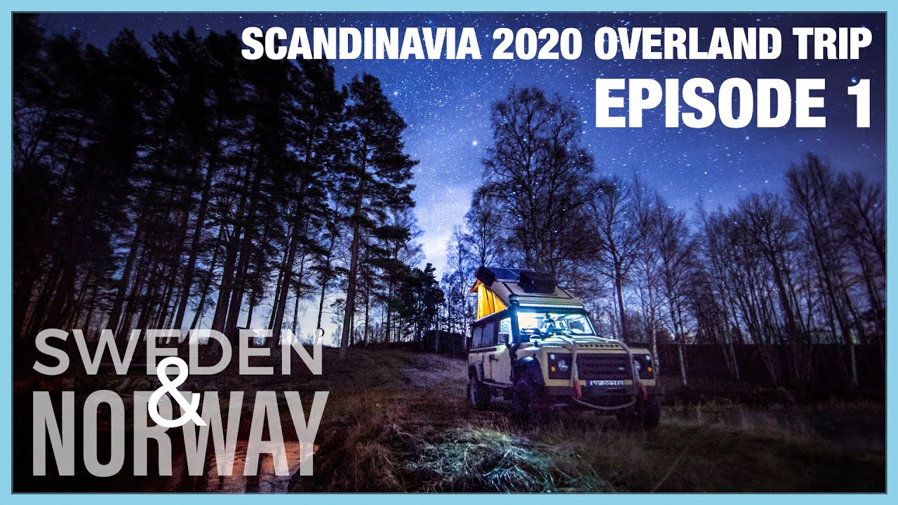 Scandinavia winter solo road trip in Land Rover Defender - Episode 1