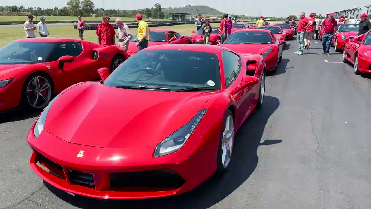 Sefac Ferrari Club of South Africa Zwartkops Morning Event (Mar 2023) 4K