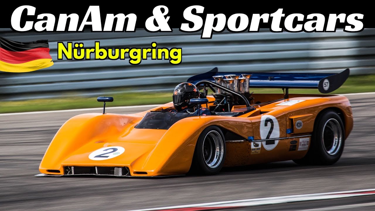 Historic Championship CanAm & Sportcars at Nürburgring - Porsche 962 C, Lola T310, McLaren M8C