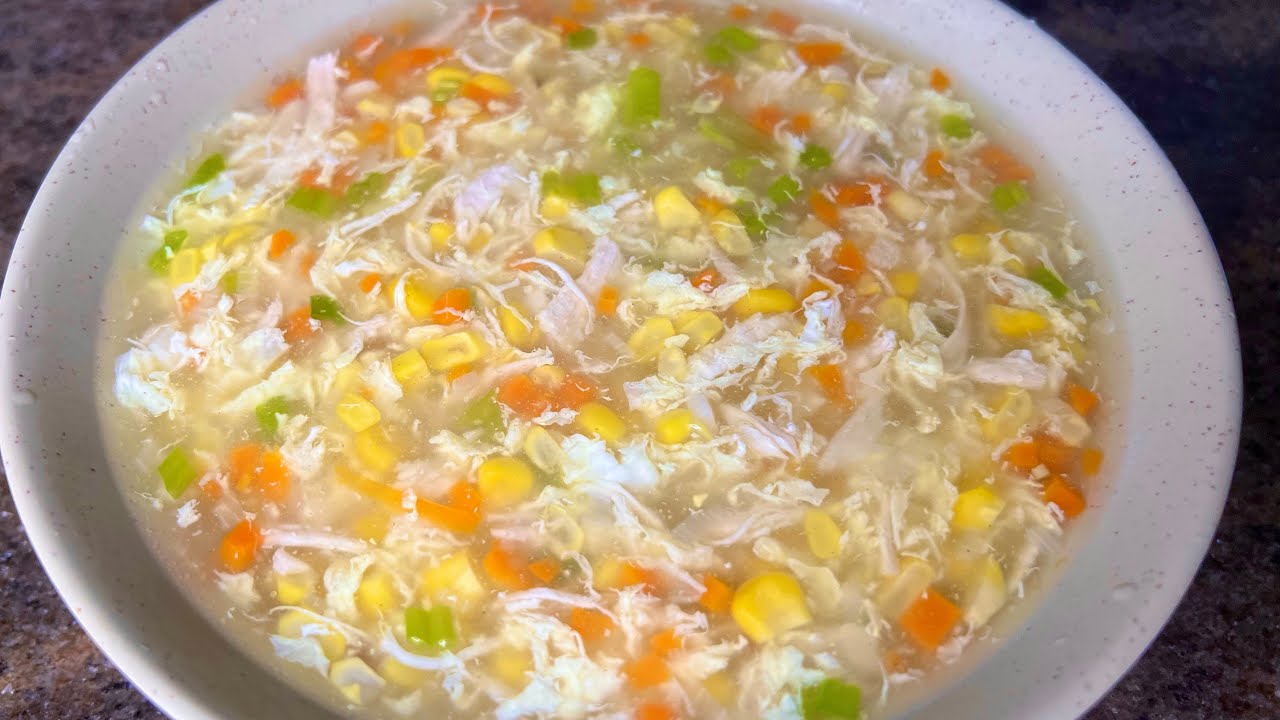 Resep sup ayam jagung ala restaurant yang sangat enak