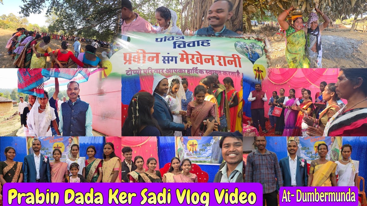 Prabin Weds Mekhen Marriage ceremony Vlog Video, At- Dumbermunda 