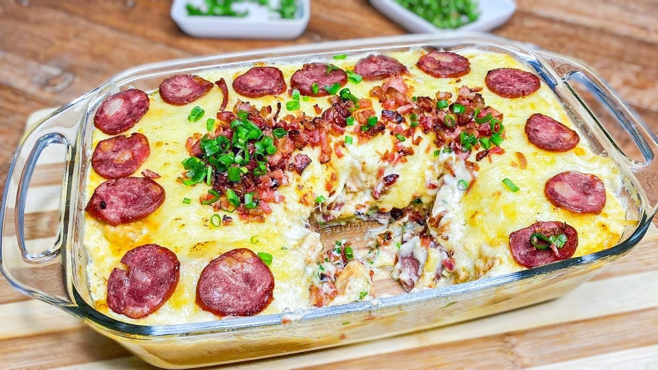 FRANGO AO FORNO DIFERENTE E CREMOSO | RECEITA FÁCIL E RÁPIDA | Gabriel Freitas
