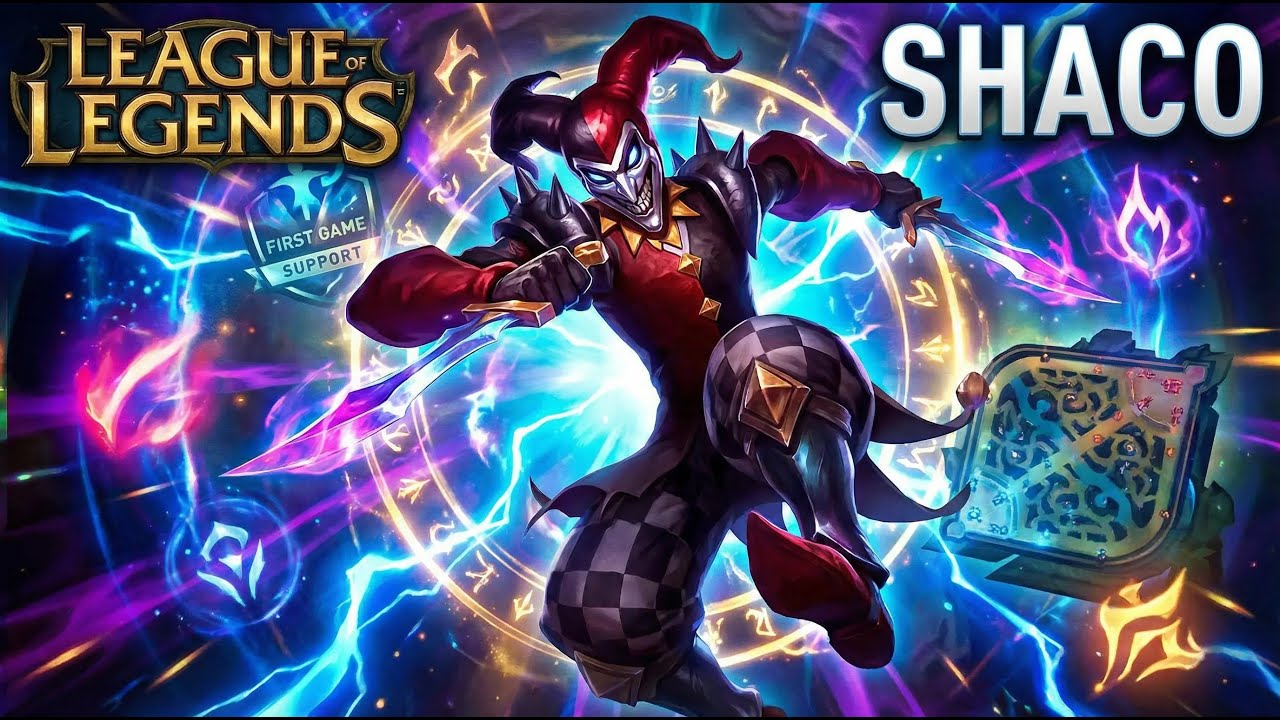🤡Mi PRIMERA partida con SHACO Supp🤡/ League of legends #2