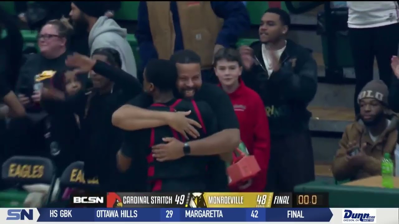 Cardinal Stritch Narrowly Flies Past Monroeville 49-48 In District Semi-Finals