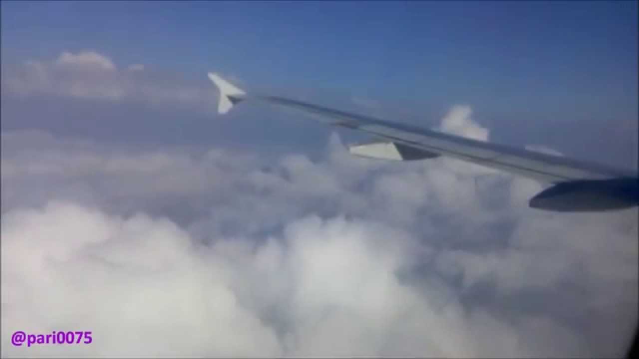 AEGEAN AIRLINES ATH - SKG through thick clouds & wind (July 15)