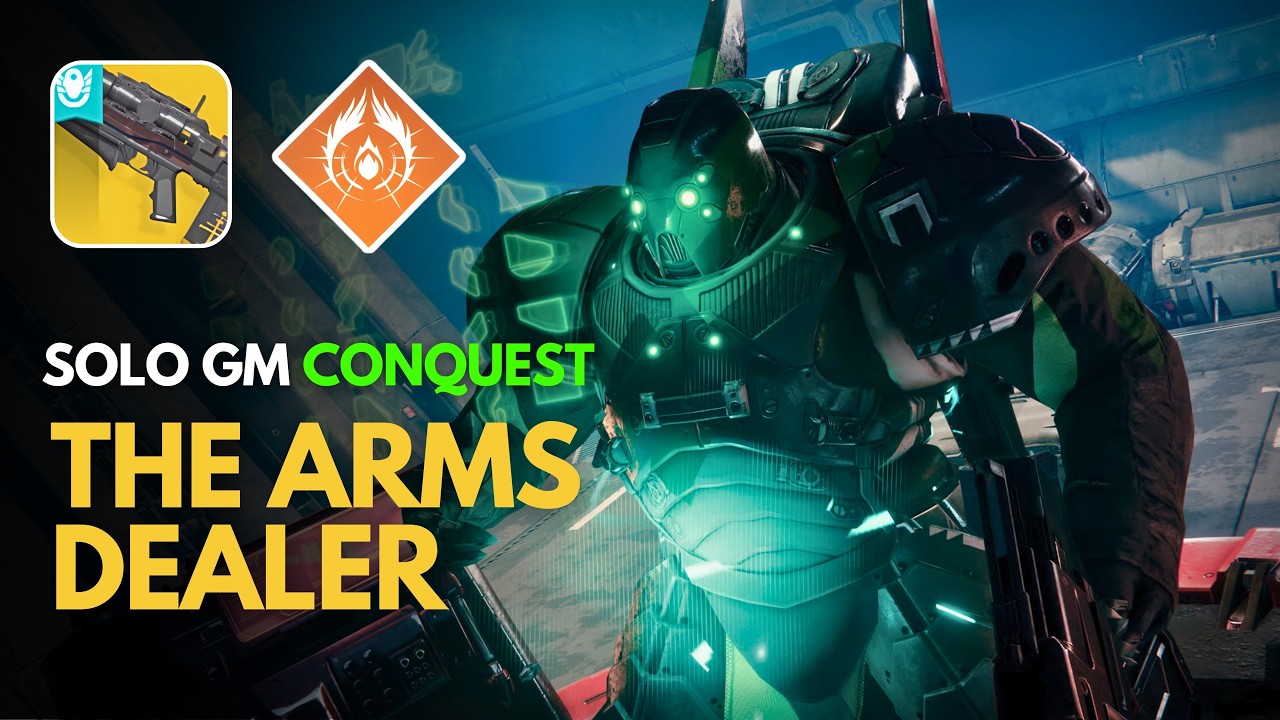 Solo GM Conquest The ARMS Dealer on Warlock [Destiny 2 Renegades]