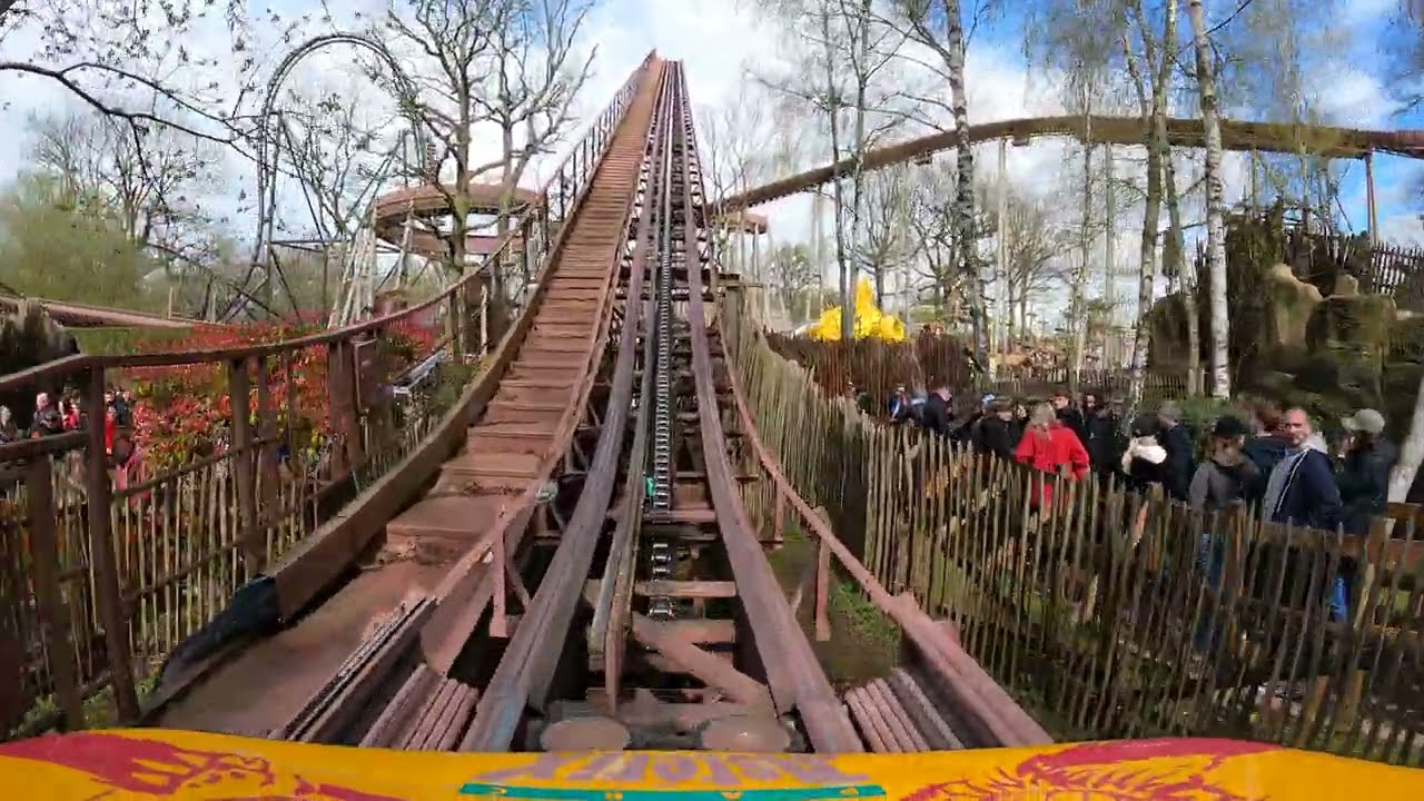 Onride: 'La trace du hourra' 🎢 4K/POV 2024 - Parc Astérix