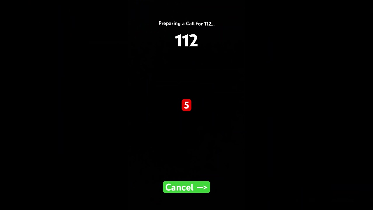 Fake 112 Call #smartphone #alarm