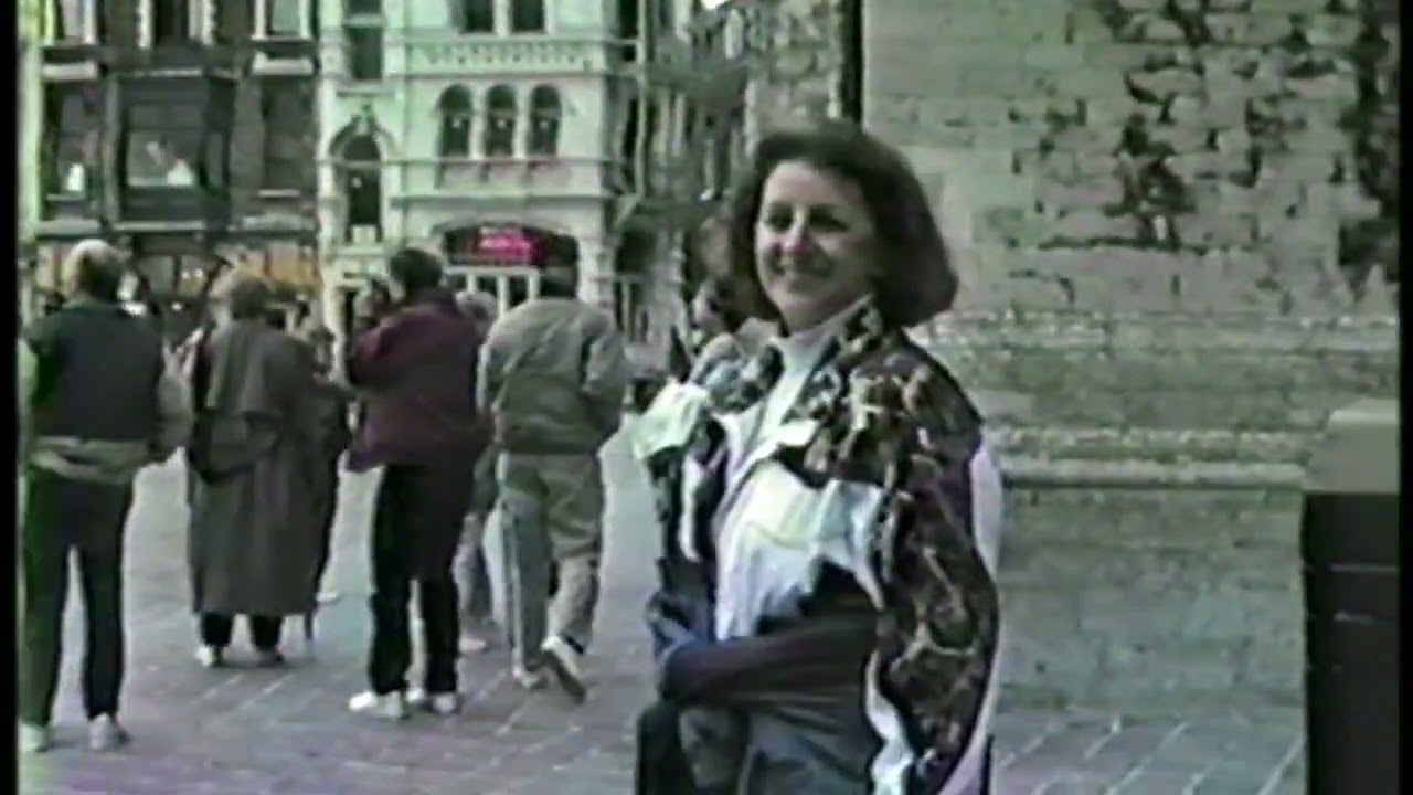 1993 - Kurt and Gloria in Europe Belgium Amsterdam Anne Frank
