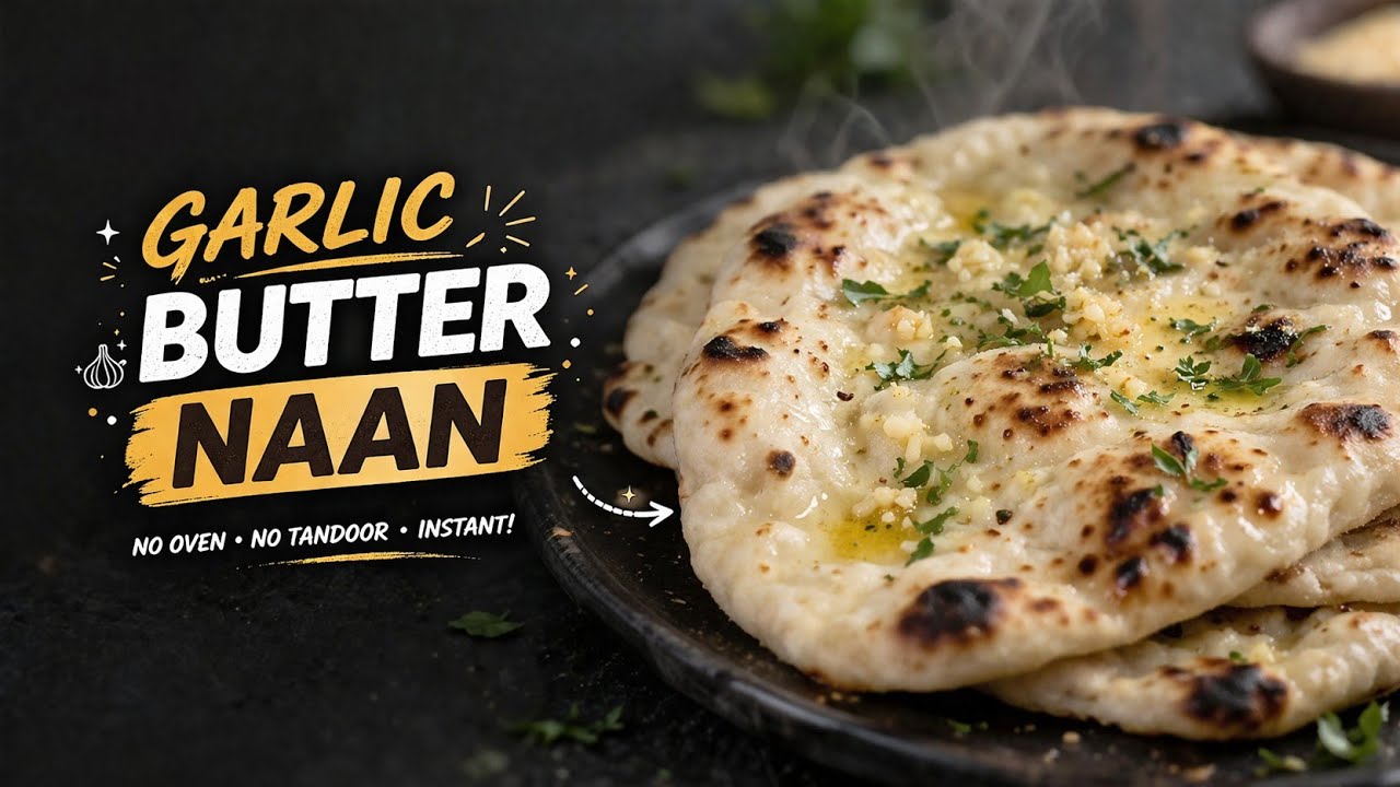 Perfect Butter Garlic Naan Must Try aur Must Ho Kar Banaye 