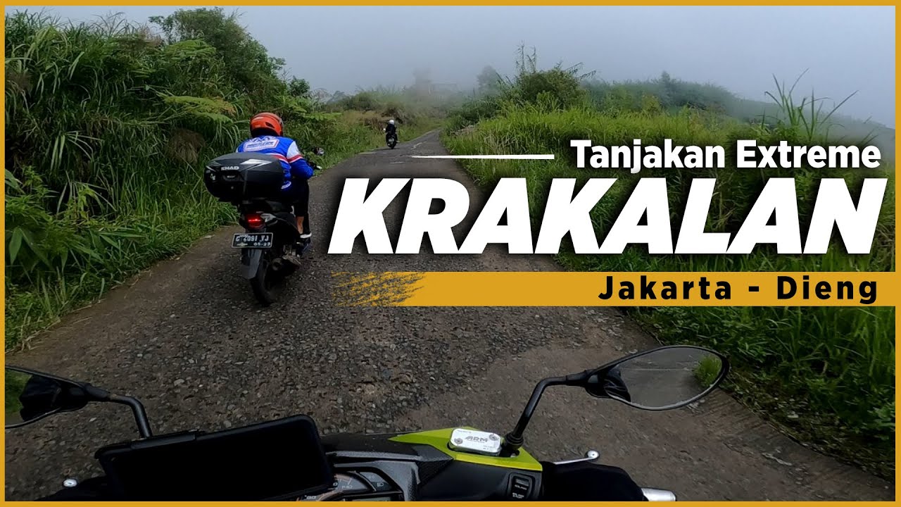 TOURING NAIK BEAT JAKARTA - DIENG | Via Krakalan Khayangan | MSRG