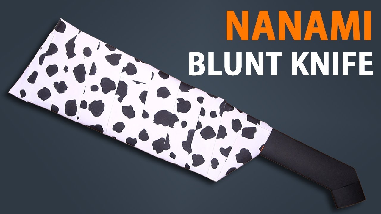 Nanami's BLUNT KNIFE || Jujutsu Kaisen || How to make origami Nanami Knife