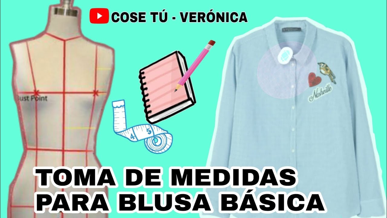 ❤️TOMA DE MEDIDA PARA BLUSA BÁSICA