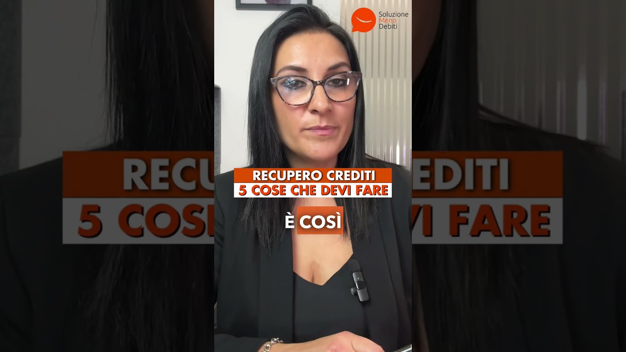 ⚠️ RECUPERO CREDITI ⚠️ - 5 COSE DA FARE quando ti chiama un operatore #shorts