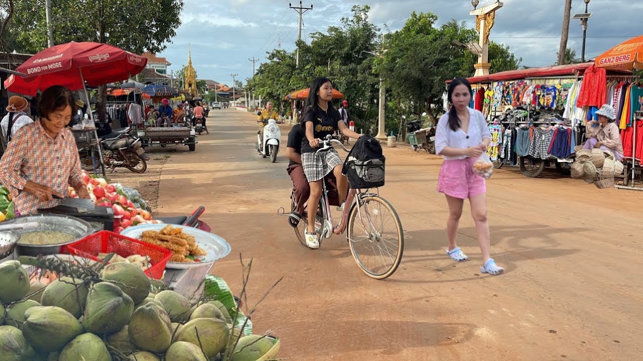 Amazing Cambodia Vlog -  Fresh Fish @ Siem Reap And Street Market Food @ City