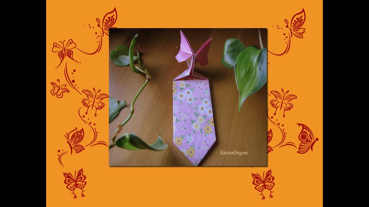 Origami ƸӜƷ Butterfly ƸӜƷ Bookmark